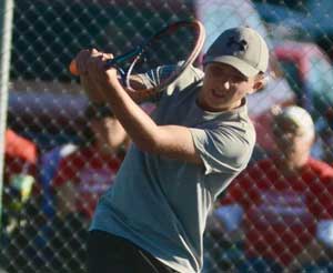 Ben Pax playing tennis